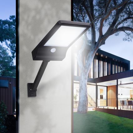 Aigostar - LED Saulės energijos gatvės lempa su jutikliu LED/2,3W/5,5V 1800 mAh IP65