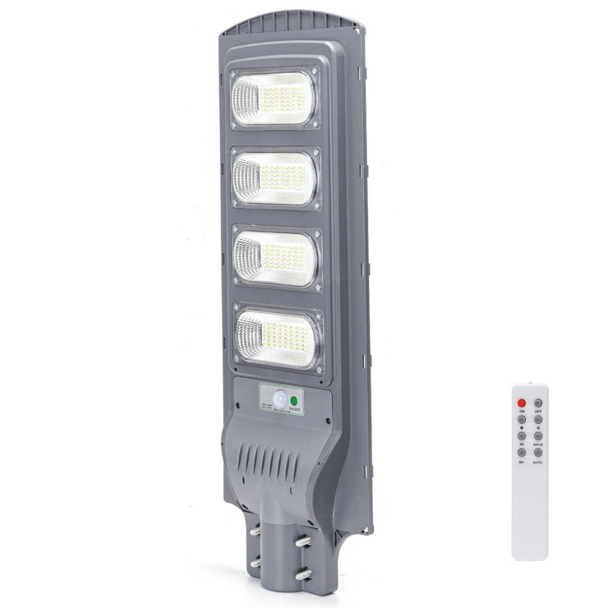 Aigostar - LED Saulės energijos gatvės lempa su jutikliu LED/200W/3,2V 20000mAh IP65 6500K + nuotolinio valdymo pultas