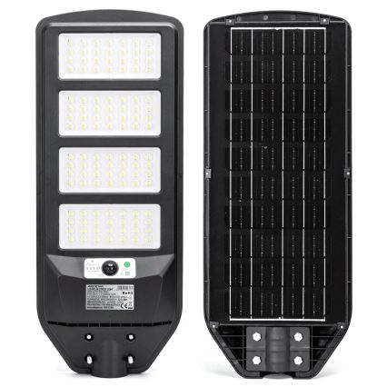 Aigostar - LED Saulės energijos gatvės lempa su jutikliu LED/200W/3,2V 12000mAh IP65 6500K + nuotolinio valdymo pultas