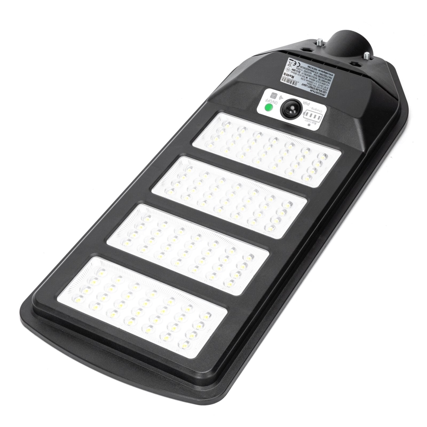 Aigostar - LED Saulės energijos gatvės lempa su jutikliu LED/200W/3,2V 12000mAh IP65 6500K + nuotolinio valdymo pultas
