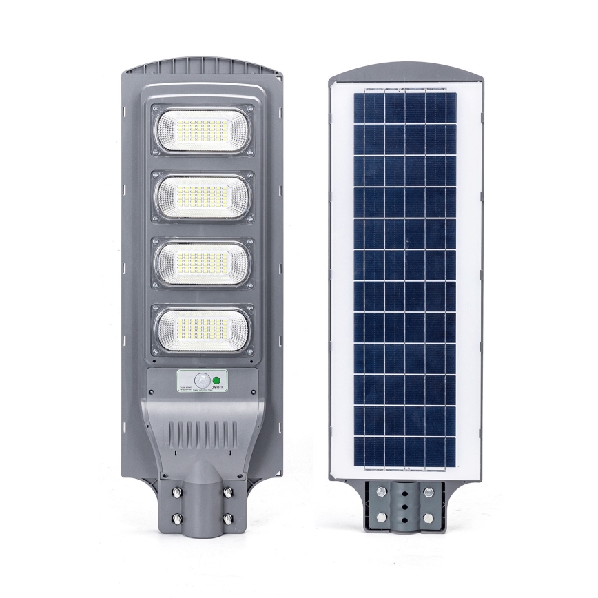 Aigostar - LED Saulės energijos gatvės lempa su jutikliu LED/200W/3,2V 20000mAh IP65 6500K + nuotolinio valdymo pultas