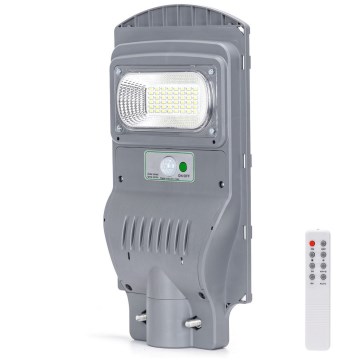 Aigostar - LED Saulės energijos gatvės lempa su jutikliu LED/50W/3,2V 5000mAh IP65 6500K + nuotolinio valdymo pultas