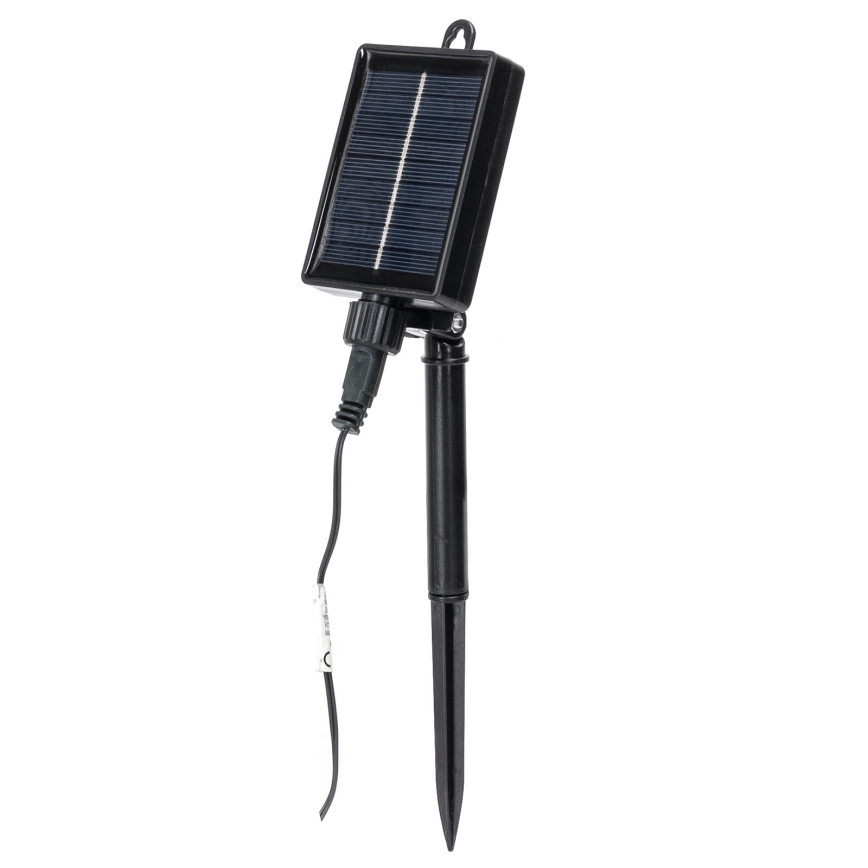 Aigostar - LED Saulės energijos kalėdinė girlianda 10xLED/8 funkcijos 6,5m IP65 šilta balta