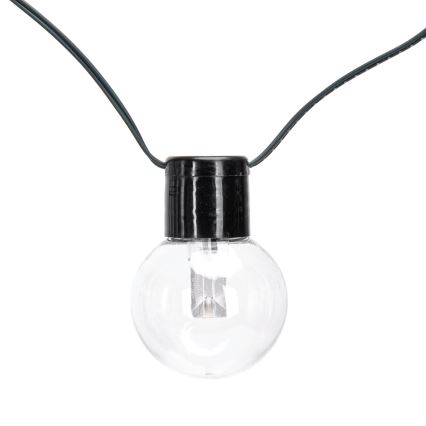 Aigostar - LED Saulės energijos kalėdinė girlianda 20xLED/8 funkcijos 11,5m IP65 daugiaspalvis
