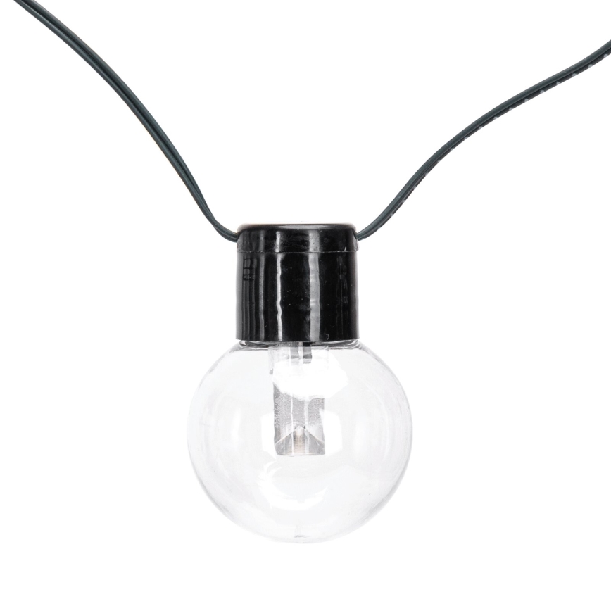 Aigostar - LED Saulės energijos kalėdinė girlianda 20xLED/8 funkcijos 11,5m IP65 daugiaspalvis