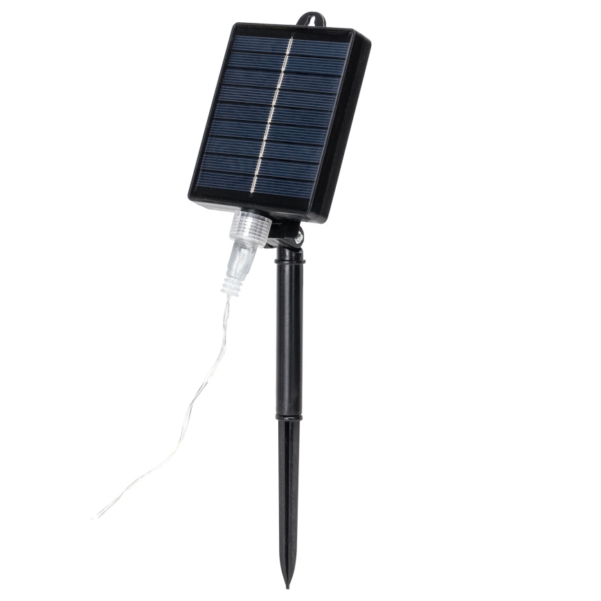 Aigostar - LED Saulės energijos Kalėdinė girlianda 384xLED/13m IP65 šalta balta