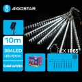 Aigostar - LED Saulės energijos kalėdinė grandinėlė 384xLED/13m IP65 1200 mAh šalta balta