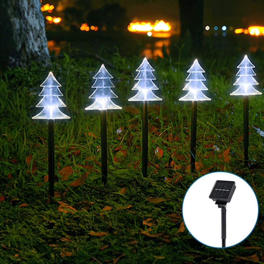 Aigostar - LED Saulės energijos Kalėdinis šviestuvas LED/0,054W/1,2V 1m IP65 šalta balta