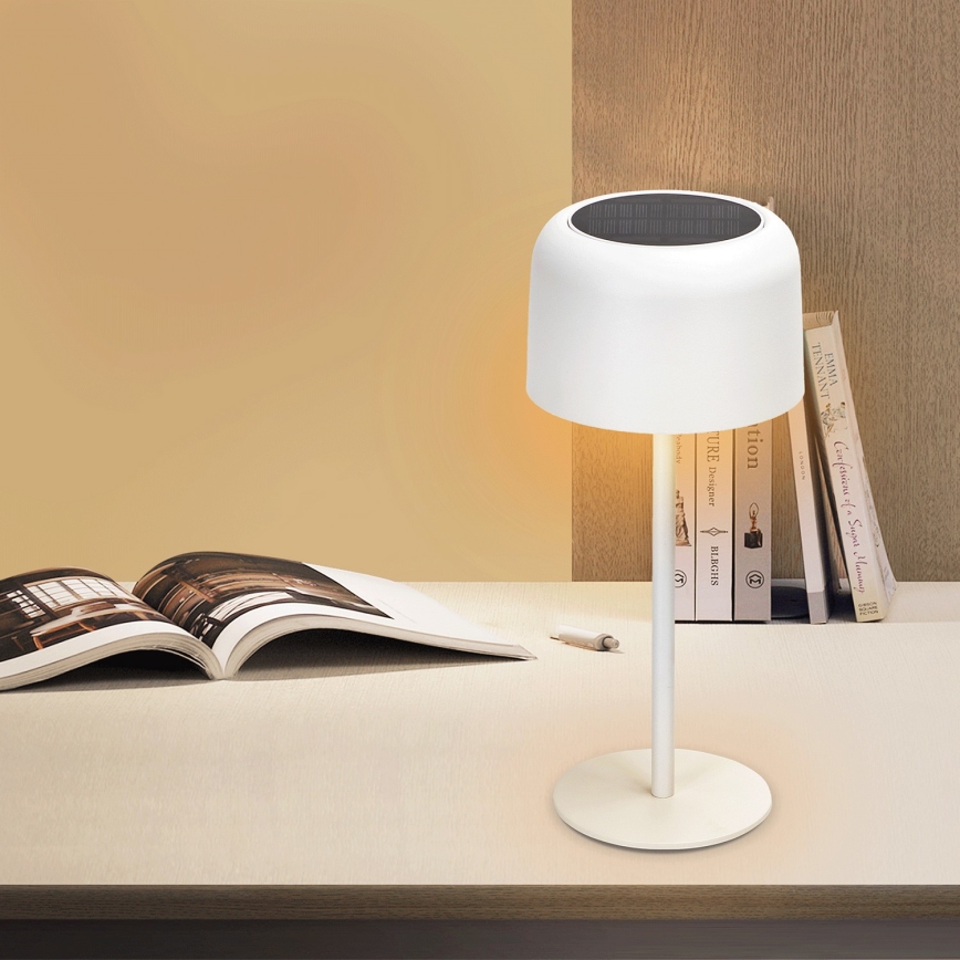Aigostar - LED Pritemdomas saulės energijos šviestuvas LED/3W/5V 2200mAh white IP54