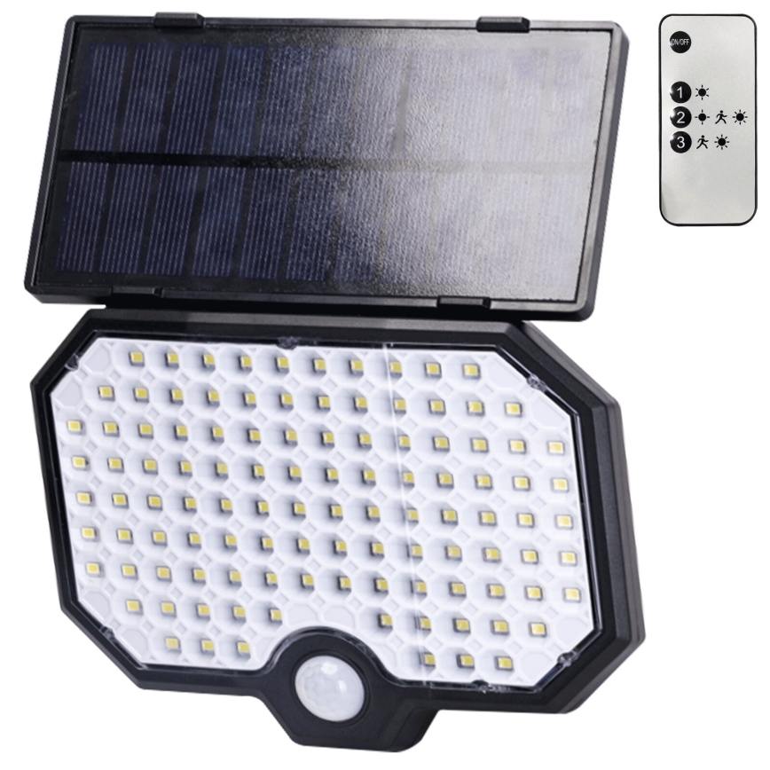 Aigostar - LED Saulės energijos šviestuvas su judesio jutikliu LED/2,4W/3,7V IP65