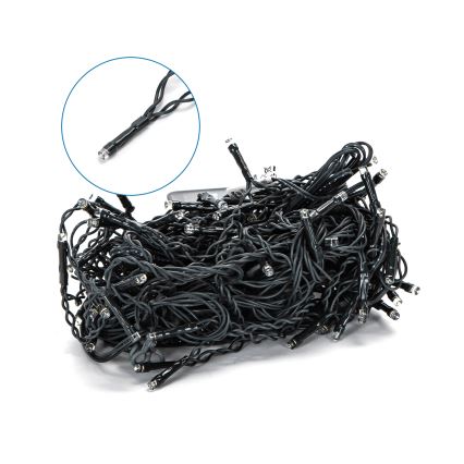 Aigostar - saulės LED girlianda 100xLED/8 funkcijų 8x0,6m 500 mAh IP65 šaltai balta