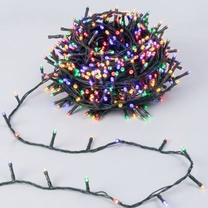 Aigostar - LED saulės kalėdinė girlianda 200xLED/8 funkcijų 22m IP65 įvairiaspalvė 800 mAh