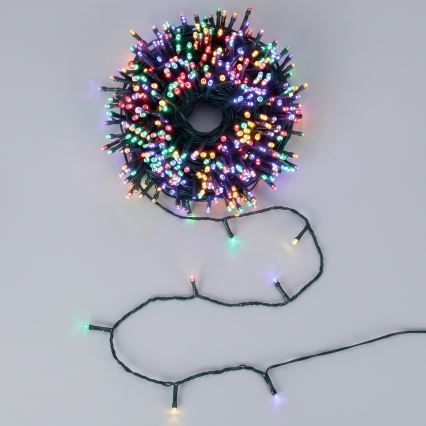 Aigostar - LED saulės kalėdinė girlianda 200xLED/8 funkcijų 22m IP65 įvairiaspalvė 800 mAh