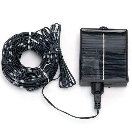 Aigostar - LED saulės kalėdinė girlianda 300 LED/8 funkcijų 32 m IP65 šalta balta 1200 mAh