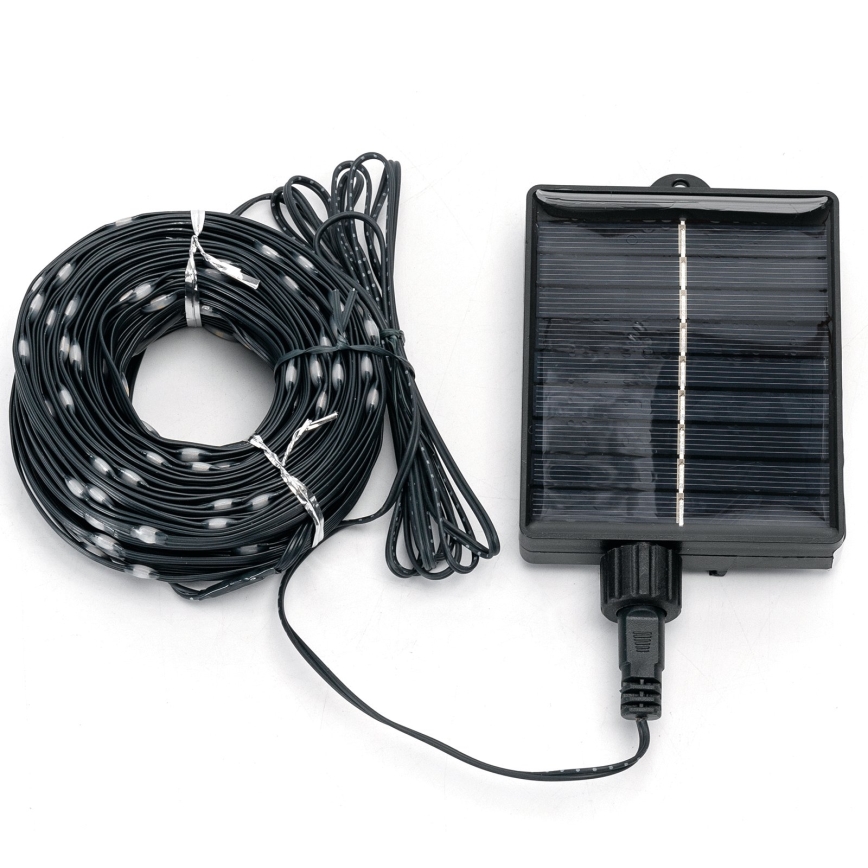 Aigostar - LED saulės kalėdinė girlianda 300 LED/8 funkcijų 32 m IP65 šalta balta 1200 mAh