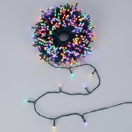 Aigostar - LED saulės energijos kalėdinė girlianda 300xLED/8 režimai 32 m IP65 daugiaspalvė 1200 mAh