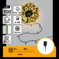 Aigostar - LED saulės kalėdinė girlianda 300xLED/8 funkcijų 32m IP65 šiltai balta 1200 mAh