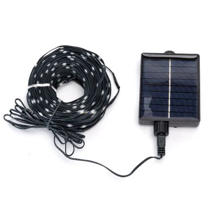 Aigostar - LED saulės kalėdinė girlianda 500xLED/8 funkcijų 52 m IP65 šaltai balta 1200 mAh