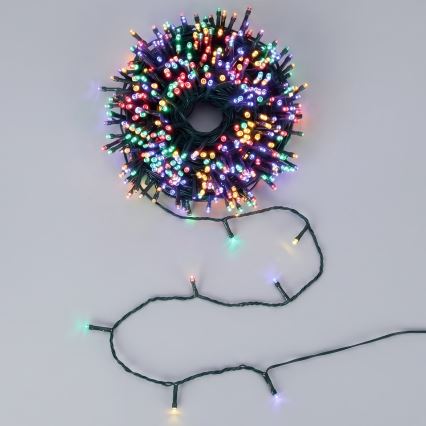 Aigostar - LED Saulės kalėdinė girlianda 500xLED/8 funkcijų 52m IP65 daugiaspalvė 1200 mAh