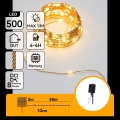 Aigostar - LED saulės kalėdinė girlianda 500xLED/8 funkcijų 52m IP65 šiltai balta 1200 mAh