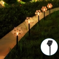 Aigostar - LED Saulės kalėdinė lemputė LED/0,054W/1,2V 1m IP65 šiltai balta