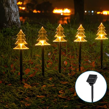 Aigostar - LED Saulės kalėdinė lemputė LED/0,054W/1,2V 1m IP65 šiltai balta