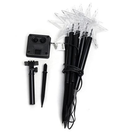 Aigostar - LED Saulės Kalėdos šviestuvas LED/0,054W/1,2V 1m IP65 800 mAh šalta balta