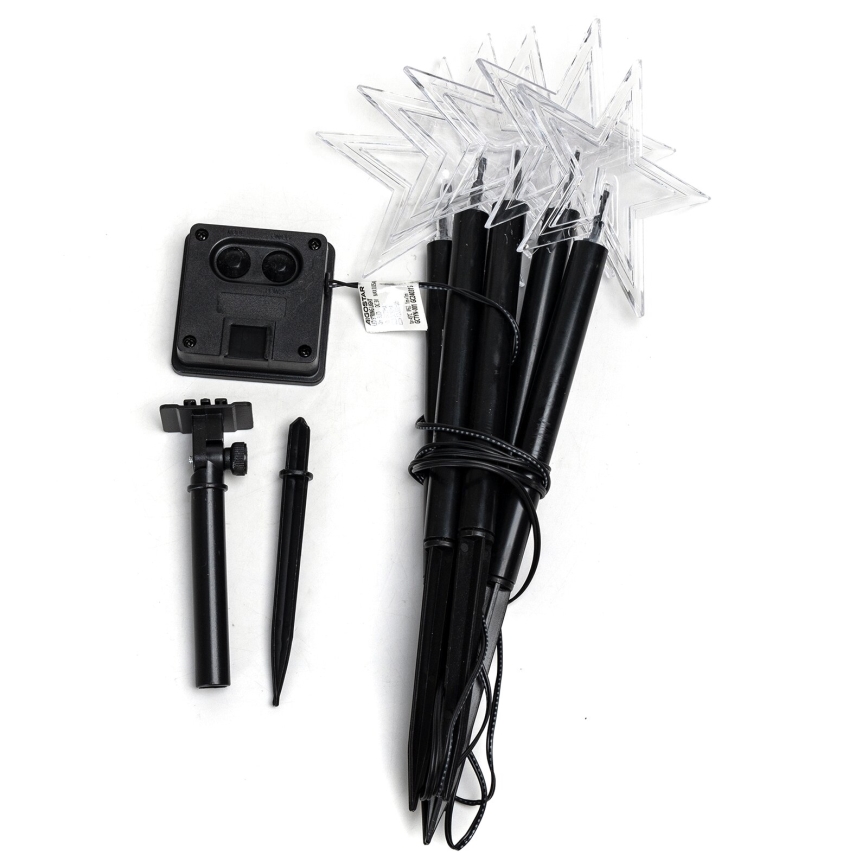 Aigostar - LED Saulės Kalėdos šviestuvas LED/0,054W/1,2V 1m IP65 800 mAh šalta balta