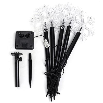 Aigostar - LED Saulės Kalėdos šviestuvas LED/0,054W/1,2V 1m 800 mAh IP65 šalta balta