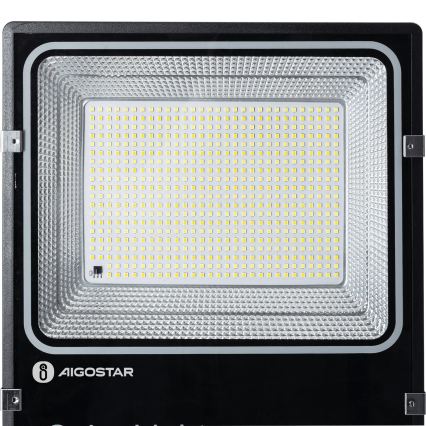 Aigostar - LED saulės prožektorius LED/200W/3,2V 3600mAh 3000K/4000K/6500K IP66 + su nuotoliniu pultu
