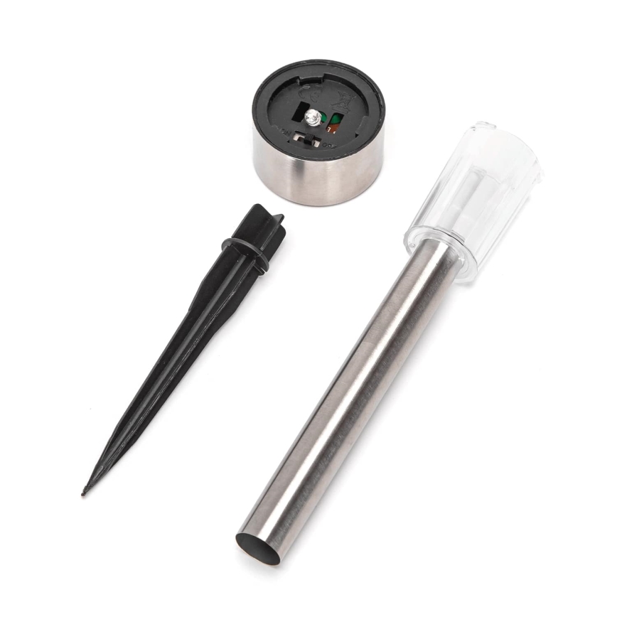 Aigostar - LED Saulės lempa LED/0,006W/1,2V 29,5 cm 40 mAh matinė chromo spalva 6500K IP44