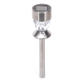 Aigostar - LED saulės lempa LED/1,2 lm/1,2V 35,5cm matinis chromas 2700K IP44 100 mAh