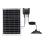 Aigostar - LED saulės liustra LED/70W/12V 6000 mAh 6500K IP65 skersmuo 23,5 cm + nuotolinis valdymas
