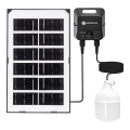 Aigostar - LED saulės liustra su jutikliu LED/35W/12V 3000 mAh 6500K IP65 skersmuo 10 cm + nuotolinis valdymas
