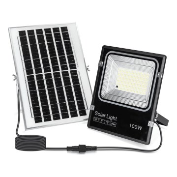 Aigostar - LED saulės prožektorius LED/100W/3,2V 2000mAh 3000K/4000K/6500K IP66 + nuotolinis valdymas
