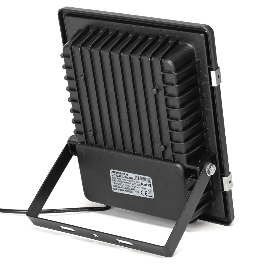 Aigostar - LED saulės prožektorius LED/50W/3,2V 1200mAh 3000K/4000K/6500K IP66 + nuotolinis valdymas