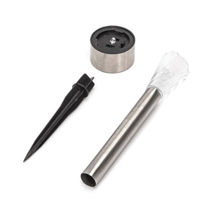 Aigostar - LED saulės šviestuvas LED/2V IP44 40 mAh matinis chromas