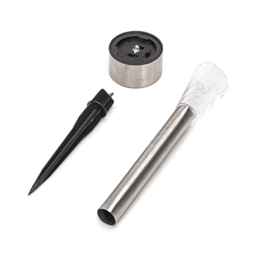 Aigostar - LED saulės šviestuvas LED/2V IP44 40 mAh matinis chromas