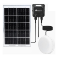 Aigostar - LED saulės šviestuvas LED/70W/12V 6000 mAh 6500K IP65 skersm. 20,5 cm + nuotolinis valdymas
