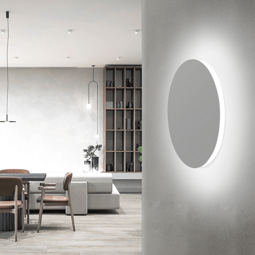 Aigostar - LED sieninis šviestuvas LED/12W/230V 6500K 25 cm baltas