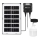 Aigostar - LED sietynas, įkraunamas saulės energija LED/35W/12V 3000 mAh 6500K diametras 10 cm + nuotolinio valdymo pultas