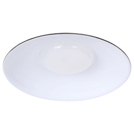 Aigostar - LED sietynas, įkraunamas saulės energija su jutikliu 2xLED/35W/12V 6000 mAh 6500K diametras 15 cm + nuotolinio valdymo pultas