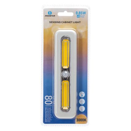 Aigostar - LED spintos apšvietimas su judesio jutikliu LED/3xAAA 3000K balta