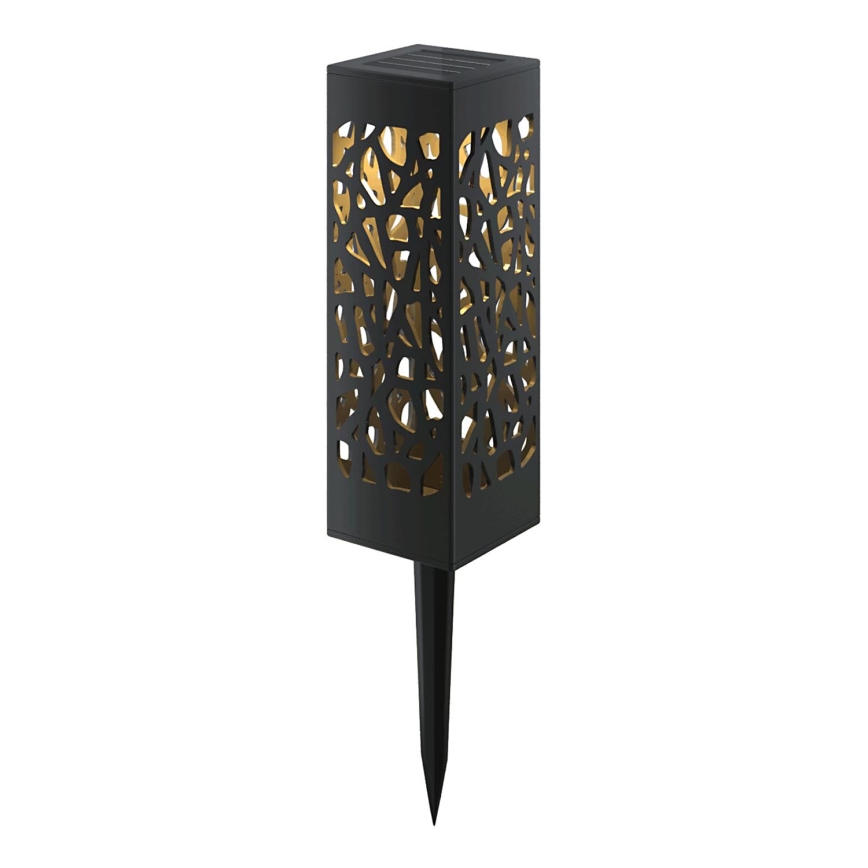 Aigostar - LED šviestuvas, įkraunamas saulės energija LED/0,006W/1,2V 28,5cm juoda 2700K IP44 100 mAh