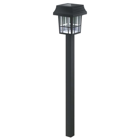 Aigostar - LED šviestuvas, įkraunamas saulės energija LED/0,006W/1,2V 32 cm juoda 6500K IP44