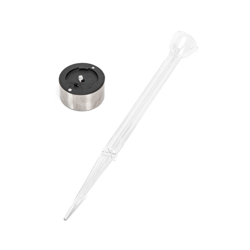 Aigostar - LED šviestuvas, įkraunamas saulės energija LED/0,006W/1,2V 32cm matinis chromas 200 mAh 2700K IP44
