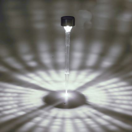 Aigostar - LED šviestuvas, įkraunamas saulės energija LED/0,006W/1,2V 32cm matinis chromas 6500K IP44