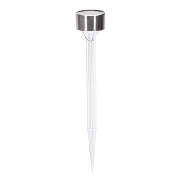 Aigostar - LED šviestuvas, įkraunamas saulės energija LED/0,006W/1,2V 32cm matinis chromas 200 mAh 2700K IP44