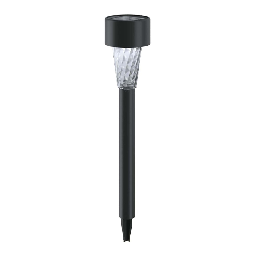 Aigostar - LED šviestuvas, įkraunamas saulės energija LED/0,006W/1,2V 40 mAh 29,5 cm juoda 6500K IP44