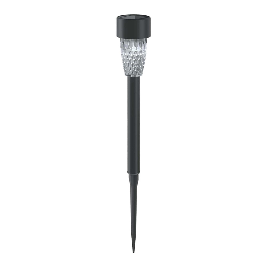 Aigostar - LED šviestuvas, įkraunamas saulės energija LED/0,006W/1,2V 40 mAh 29,7 cm juoda 6500K IP44